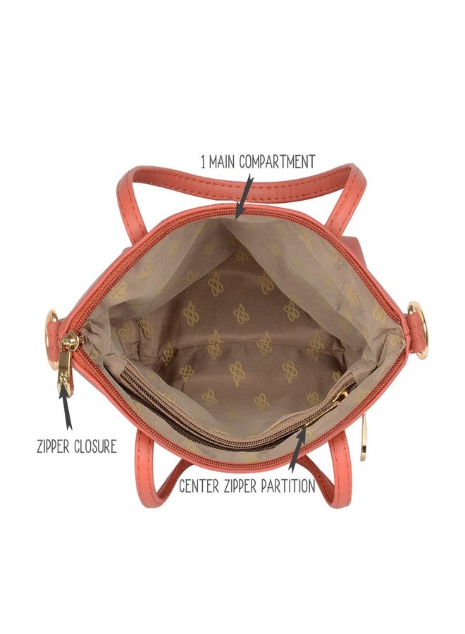 Baggit Women Red Tote Handbag Small Size | Ladies Stylish Casual Purse Bag - Image 5